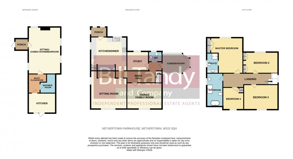 Floorplan for Nethertown, Rugeley, Staffordshire