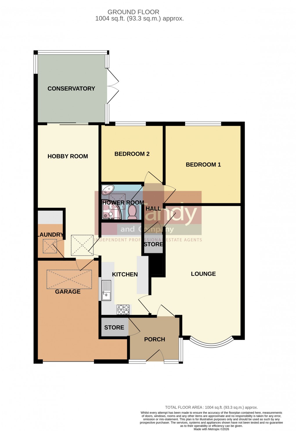 Floorplan for St Lukes Road, Burntwood, Staffordshire