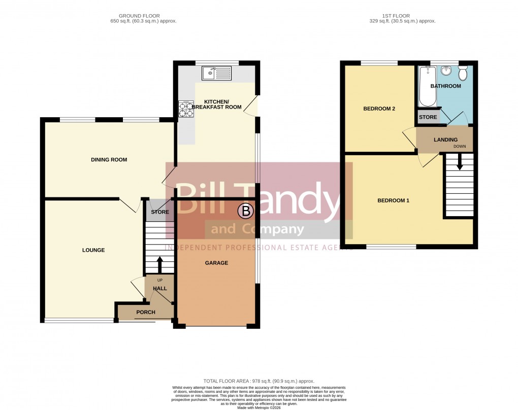 Floorplan for Hayfield Hill, Cannock Wood, Staffordshire