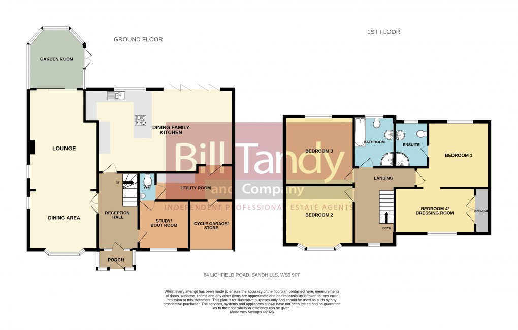 Floorplan for Sandhills, Walsall, West Midlands