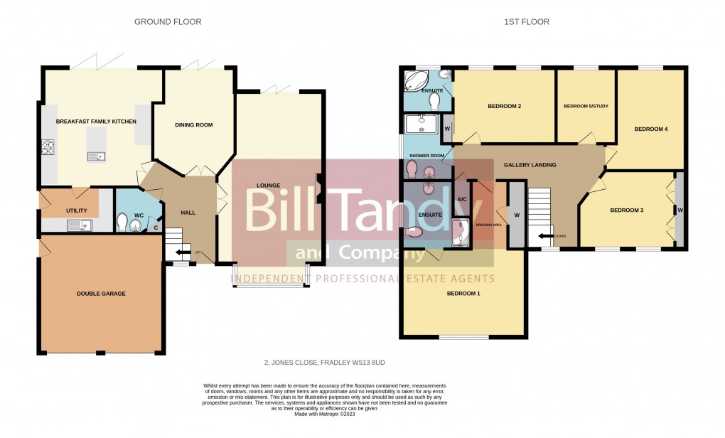 Floorplan for Fradley, Lichfield, Staffordshire