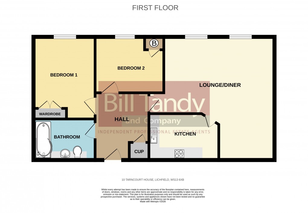 Floorplan for Frog Lane, Lichfield, Staffordshire