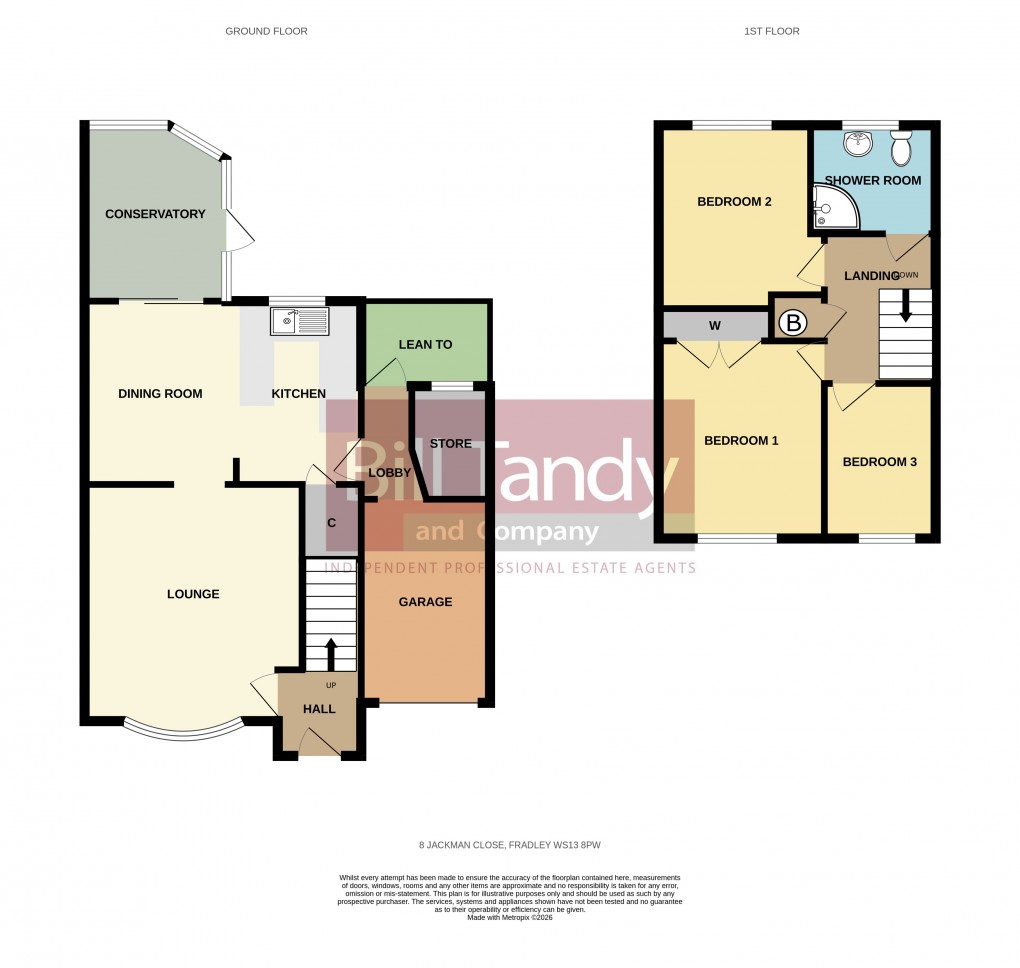 Floorplan for Fradley, Lichfield, Staffordshire