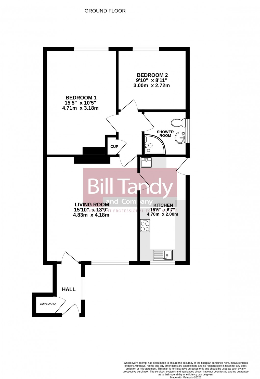 Floorplan for Brereton, Rugeley, Staffordshire