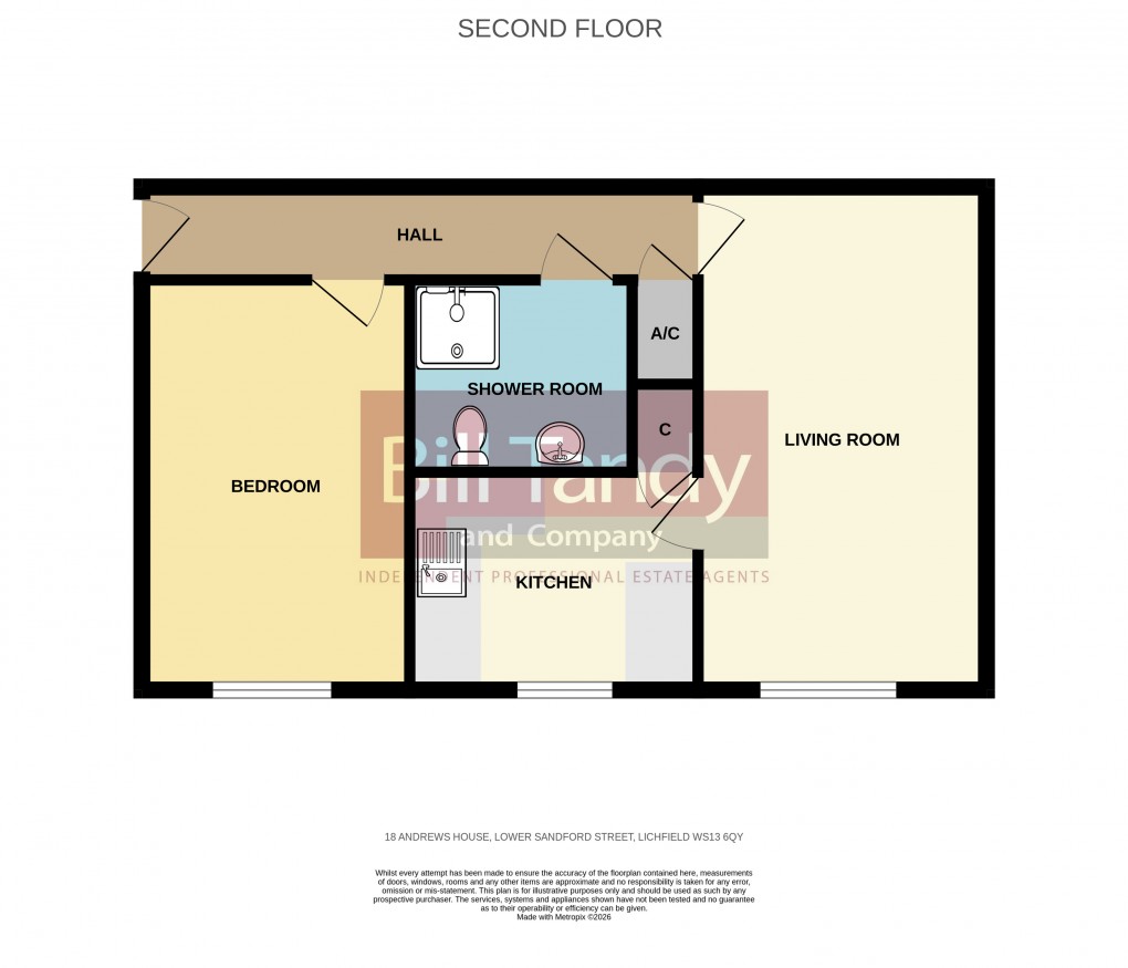Floorplan for Lower Sandford Street, Lichfield, Staffordshire