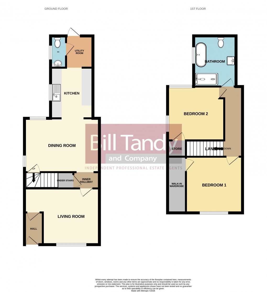 Floorplan for Cross Street, Burntwood, Staffordshire